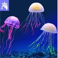 thumbnail image 1 of Beautiful artificial fish tank decoration glow home decor (small green), 1 of 5