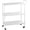 White, variant on Danniu 3-Tier Rolling Bar Cart with Handle, Indoor-Outdoor Patio Mobile Serving Cart Beverage Cart, Coffee Station Drink Trolley for Home Kitchen, Living Room, Storage Islands & Carts, Modern Black