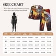 thumbnail image 4 of Honeii Geometric American Bald Eagle print Women's Pajama Sets Long Sleeve Button Down Sleepwear Nightwear Soft Pjs Lounge Sets-XX-Large, 4 of 7
