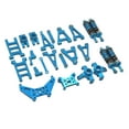 thumbnail image 4 of MERIGLARE RC Cars Metal Spare Parts Chassis Kits Front Steering Cup Steering Cup Tie Rod Metal Fittings Toys Hobbies for 14301 14302 RC , Blue, 4 of 8