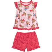 Child of Mine by Carter's - Baby Girls' 2-Piece Short-Sleeve Pajama Set