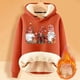 thumbnail image 2 of WILLBEST Sudadera con Capucha Estampada Navideña para Mujer XXXX-Grande, 2 of 4