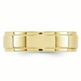 thumbnail image 2 of Primal Gold 10 Karat Yellow Gold 6mm Flat with Step Edge Band Size 6, 2 of 5