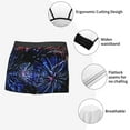 thumbnail image 3 of Honeii Glasses And Fireworks Print Mens Boxer Briefs Breathable,Boxer Brief for Men, Moisture-Wicking Underwear-Medium, 3 of 5