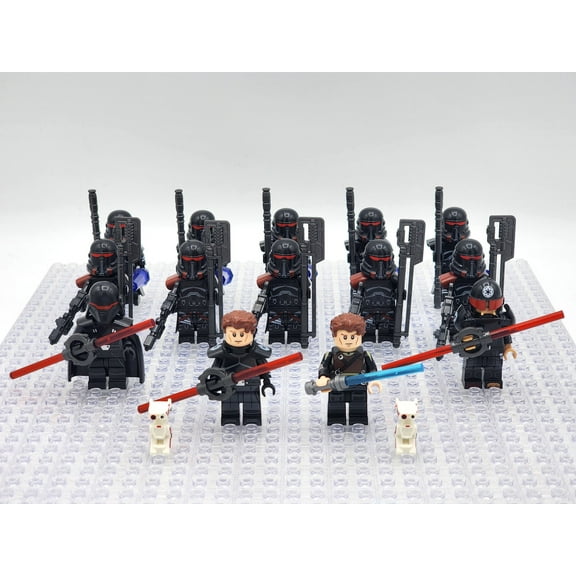 Star Wars  Fallen Order Kal Kestis, Sisters, Purge Troopers Custom 14 Minifigures Set