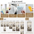 thumbnail image 6 of Vintage Flowers Window Privacy Film, Birds Retro Art Elegant Farmhouse Static Cling UV Sun Blocking Heat Control Window Tint Day and Night, Non-Adhesive One Way Windows Privacy Cover 19.6''x39.3'', 6 of 7