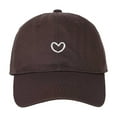 thumbnail image 1 of Trendy Heart Embroidered Baseball Cap for Daily Wear - Adjustable and Versatile Headgear for All Seasons, 1 of 3