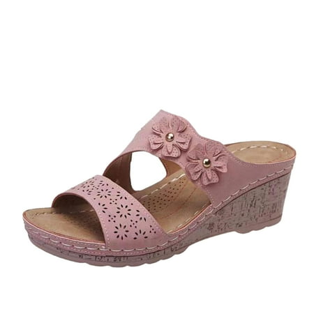 

Youmylove Leisure Sandals Fashion Women Casual Shoes Breathable Thick Soled Outdoor Trendy Leisure Simple Shoes Female Footwear