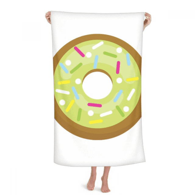 Serviette à Main Dessert Occidental Vert Serviette de Bain Gant de Toilette en Coton Doux