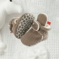 thumbnail image 4 of Fleece Baby Booties, Warm Cozy Baby Slippers, Stay On Sock Shoes, Easy to Put on, Unisex Baby Gifts, Soft Non-Slip Adjustable Newborn Boots for Boys and Girls Brown 6-12 Months, 4 of 4