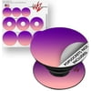Decal Style Vinyl Skin Wrap 3 Pack for PopSockets Smooth Fades Pink Purple (POPSOCKET NOT INCLUDED) by WraptorSkinz