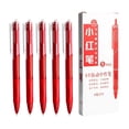 thumbnail image 1 of Gel Pens Fine Point Black Ink Smooth Writing Rollerball Pen Non Slip Grip Durable Clip No Bleed Writing Pen Multi Color Barrel Option for Journaling Note Taking Office Daily Writing Use 5Pcs 0.5mm, 1 of 9