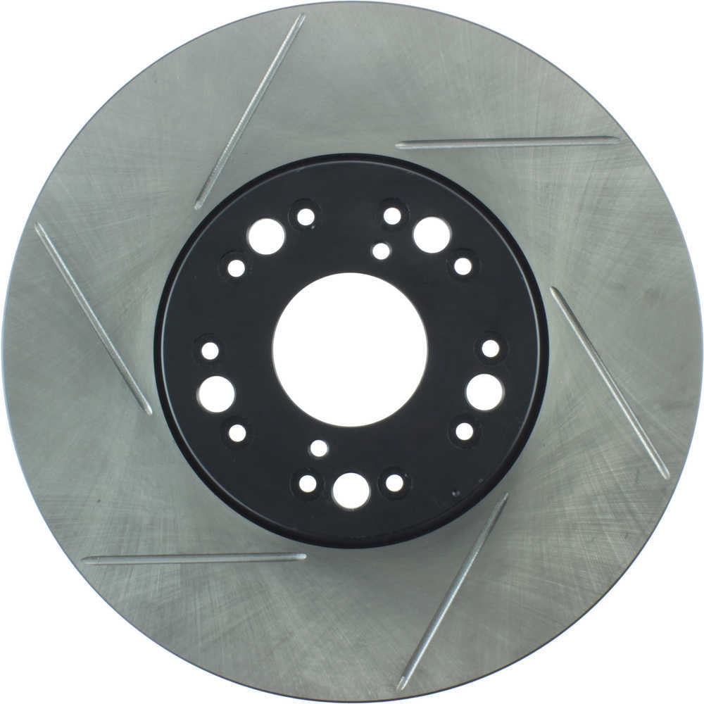 StopTech Power Slot 93-05 Lexus GS Series / 00-05 IS300 / 93-94 LS Series Front Right Slotted Rotor Fits select: 1992-2000,2002-2010 LEXUS SC
