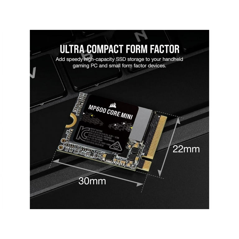 Amazon.com: Corsair MP600 CORE XT 2TB PCIe Gen4 x4 NVMe M.2