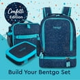 thumbnail image 7 of Bentgo® Kids 2-in-1 Backpack & Insulated Lunch Bag - Confetti Designed 16” Backpack for School & Travel - , Durable, Water Resistant, Padded, & Large Compartments (Confetti Edition - Abyss Blue), 7 of 7
