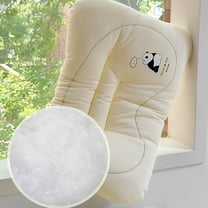 sruoe Pillows for Bed Clearance, Queen Size Pillows, Extra Firm Soft Comfort Standard Pillows, High Elasticity Side and Back Sleeper Pillow Core for Hotel, Home, Polyester