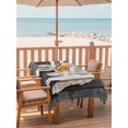 thumbnail image 2 of Outdoor Table Cloth with Umbrella Hole and Zipper,Vintage White Brown Bear Waterproof Rectangle Tablecloth 54"x80",Retro Country Rustic Wood Grain Washable Table Cover for Outside Party Patio Picnic, 2 of 8