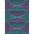 thumbnail image 1 of Ahgly Company Machine Washable Indoor Rectangle Transitional Dark Slate Blue Area Rugs, 7' x 9', 1 of 7