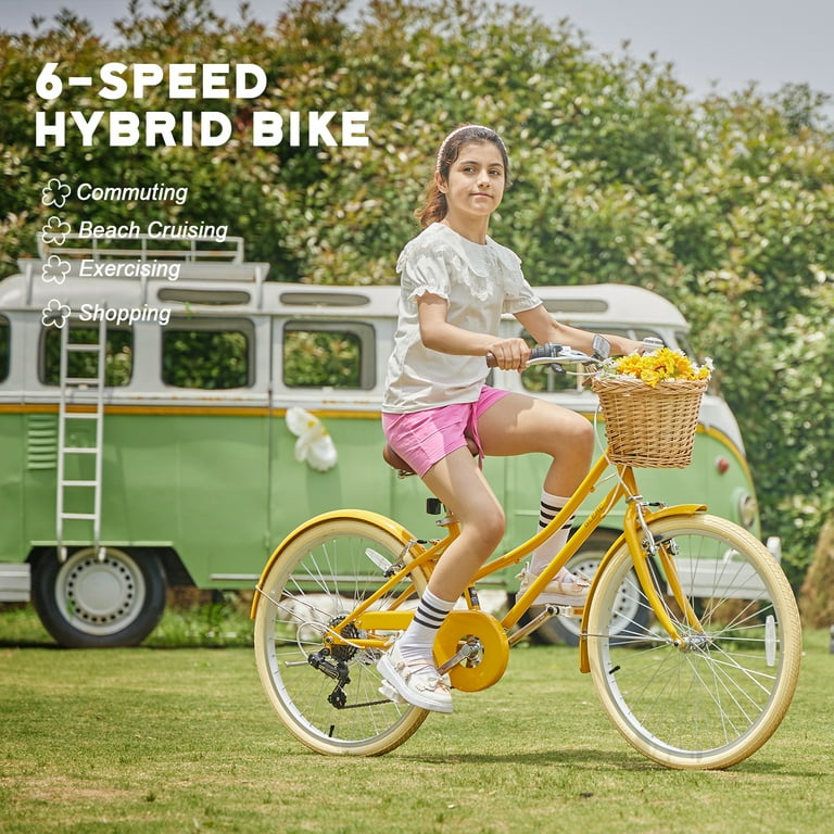 koujiお引き取り限定　２０インチ　６段変速　【Glerc】Missy Amazon | Glerc 女の子自転車 可愛い小中学生自転車 シティー