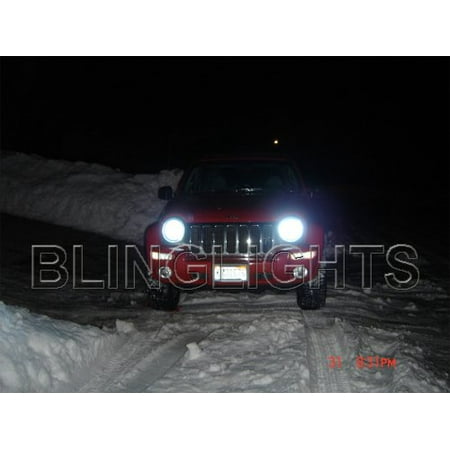 2002 2003 2004 2005 2006 2007 Jeep Liberty Kj Bright White Light 2002 2003 2004 2005 2006 2007 Jeep Liberty Kj Bright White Light Bulbs Headlamps Headlights Upgrade