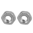 50Pcs Hex Nuts A2?70 Stainless Steel Thread Nut Assortment Kit for
