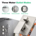 thumbnail image 2 of 12 Inch Bathroom Luxury Rain Wall Mounted Shower System with Shower Head, Hand Shower, Slide Bar,Bodysprays, 2 of 7