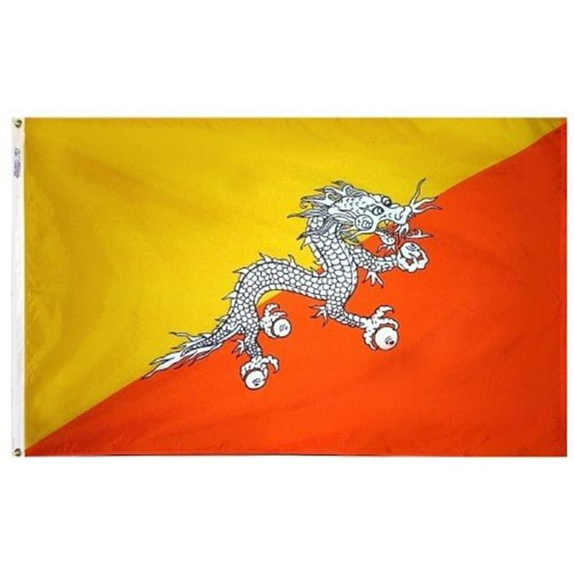 Annin Flagmakers 190640 Drapeau Nyl-Glo Bhutan 2 Pi. X 3 Pi.