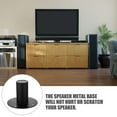 thumbnail image 3 of LULULION 2Pcs Black Speaker Metal Support Base Easy Install for Loudspeaker Accessories, 3 of 7