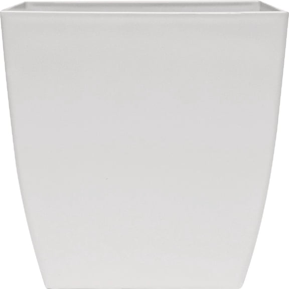 HC HCASP08000A10 8 in. Square Aria Planter, White