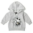 thumbnail image 4 of Disney Nightmare Before Christmas Jack Skellington Sally Zero Fleece Pullover Hoodie Bodysuit and Pants 3 Piece Outfit Set Newborn to Infant, 4 of 5
