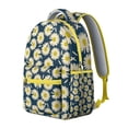 thumbnail image 2 of "Charming Sunflower & Wildflowers Printed Backpack - Women's Stylish Laptop Bag for Work & School, Lightweight Yet Durable with Organized Compartments, Beautiful Floral Gift for Students", 2 of 6