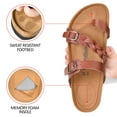 thumbnail image 4 of Aerothotic Seraph Comfortable Cork Footbed Womens Slide Sandals, 4 of 6