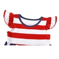 thumbnail image 6 of Benylion Girls 4th of July Girls Dress Independence Day Dresses American Flag Striped Sleeveless Sundress Patriotic Outfits, 6 of 6