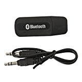 (Smart & Portable) MINI USB Bluetooth 3.5mm Stereo Audio Music Receiver & Adapter for Home Stereo , Portable Speakers , Headphones , Car (AUX In) Music Sound Systems , and more 3.5mm Media