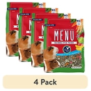 (4 pack) Vitakraft Menu Premium Guinea Pig Food 4Lb