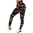 thumbnail image 1 of Fgnfyis Leggings pour Femmes Imprimé Décontracté Serré Lifting Collants pour Femmes Violet G, 1 of 4