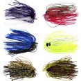 thumbnail image 4 of Bass Fishing Lure Kit Weedless Jigs Football Jigs, 18pcs Swim Jig Bass Weedless Spinner Lure with Trailers Flipping Jigs Silicone Skirts Kit Craw Baits for Bass Fishing Lure, 4 of 8
