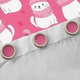 thumbnail image 4 of Castle Fairy White Cats Black Out Curtains,Kawaii Pet Curtains Pack of 2 (42x63 Each), 4 of 6