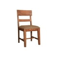 thumbnail image 7 of Taran Designs Harper Upholstered Solid Wood Dining Chairs (Set of 2) in Brown, 7 of 7