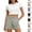 25# Light Green, variant on Cotton Linen High Waist Cargo Shorts for Women 2026 Casual Button Fly Shorts with Pockets Comfy Summer Bottoms Navy XXL