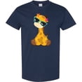 thumbnail image 3 of Inktastic Cute Giraffe, Giraffe with Sunglasses, Cute Animal T-Shirt, 3 of 5