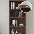 thumbnail image 5 of MAYEERTY Freestanding 5-Shelf Wood Bookshelf with Adjustable Shelves for Home Office, Cherry, 5 of 7