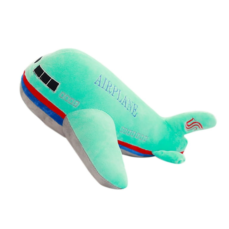 New 40cm Large Size Airplane Plush Toys Kids Sleeping Back Cushion Soft  Aircraft Stuffed Pillow Dolls
