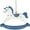 Blue, variant on WaaHome Baby's First Christmas Ornament 2025 - Pink Wooden Newborn Girl Christmas Tree Decoration Keepsake
