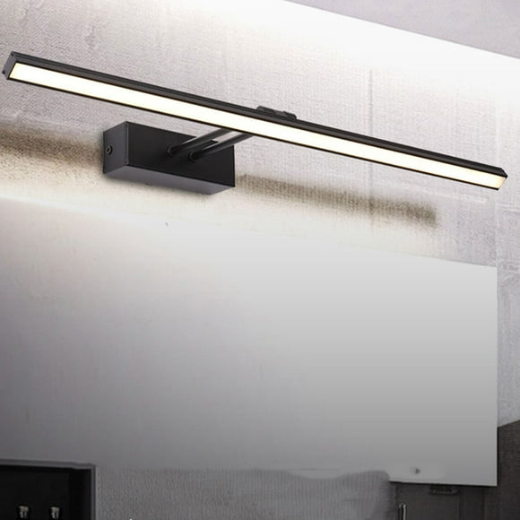 UPOUART Black Bathroom Vanity Light Fixture Modern Mirror Headlamp 1Set
