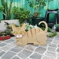 thumbnail image 3 of Cat Shaped Planter Pot Diy Animal Shaped Cartoon Decor Lightweight For Garden 26s, 3 of 4