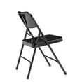 thumbnail image 4 of NPS 200 Series 29.5" Metal Double Hinge Folding Chair in Black (Set of 4), 4 of 5
