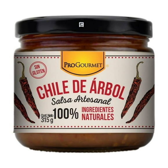 Salsa chile de árbol ProGourmet artesanal 315 g