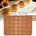 thumbnail image 1 of Ejoyous 1 Pce Tapis de Macarons en Silicone 30 Trous Forme Ronde Outil de Pâtisserie, Tapis de Macarons en Silicone, 1 of 8