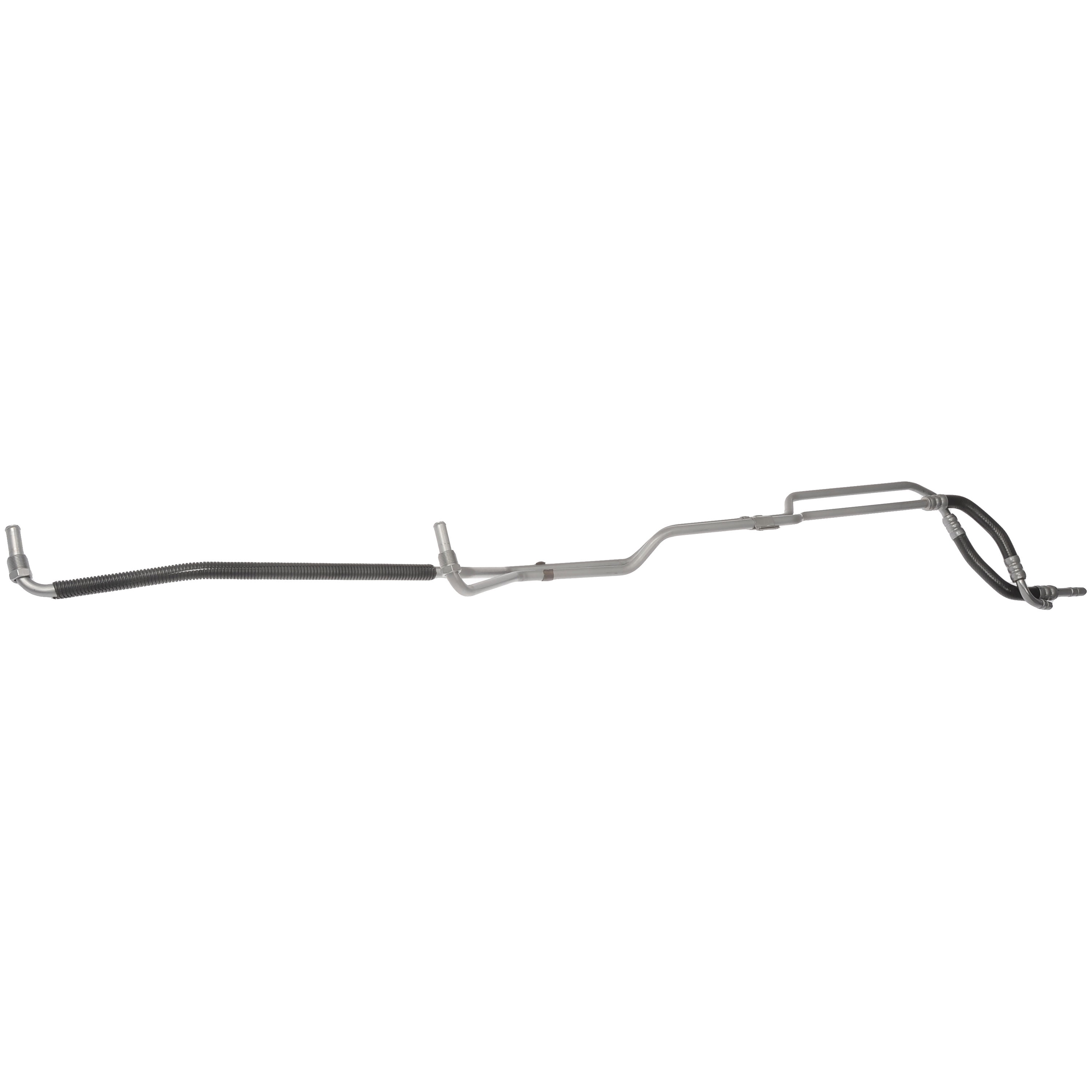 Dorman 624-578 Automatic Transmission Oil Cooler Hose Assembly for Select Ford Models, Black; Silver